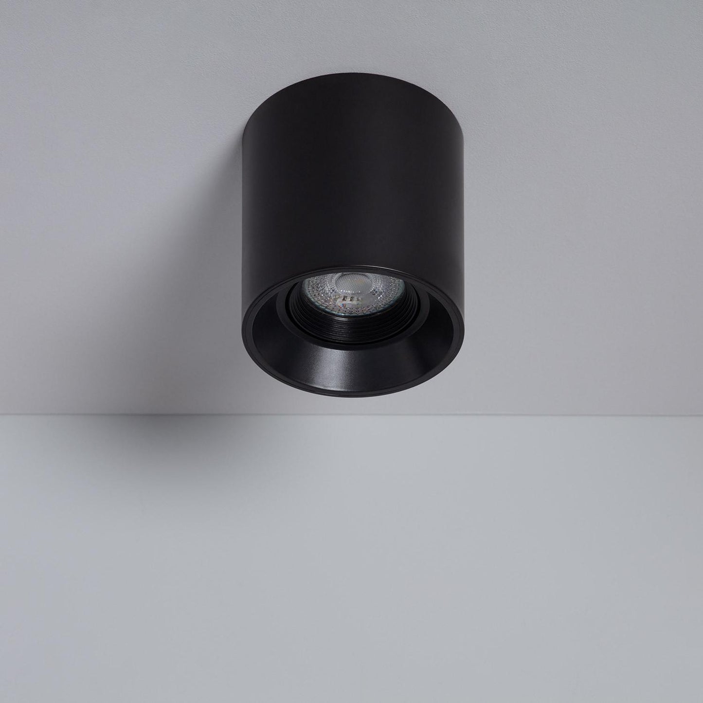 Plafonnier LED Noir 5W IP20 Non Orientable