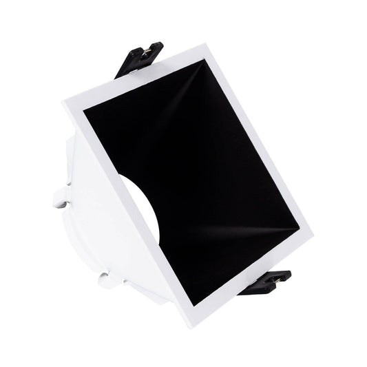 Collerette Downlight Carrée Encastrée IP20 pour Ampoule GU10 - 85x85mm