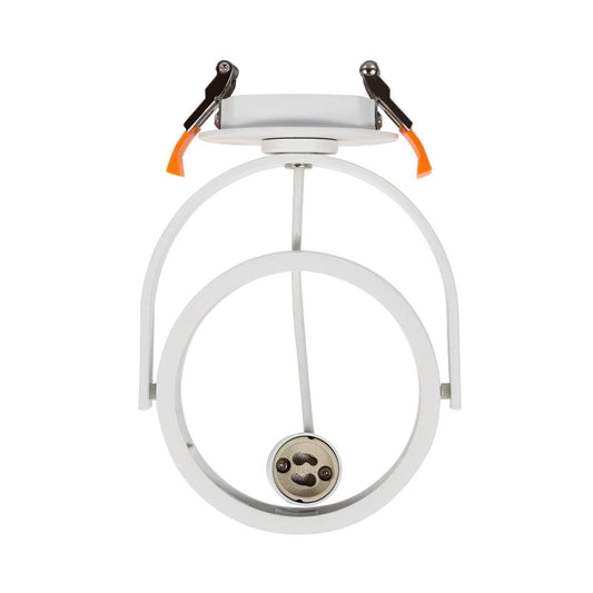Collerette Downlight Ronde Orientable GU10 AR111 en Aluminium IP20