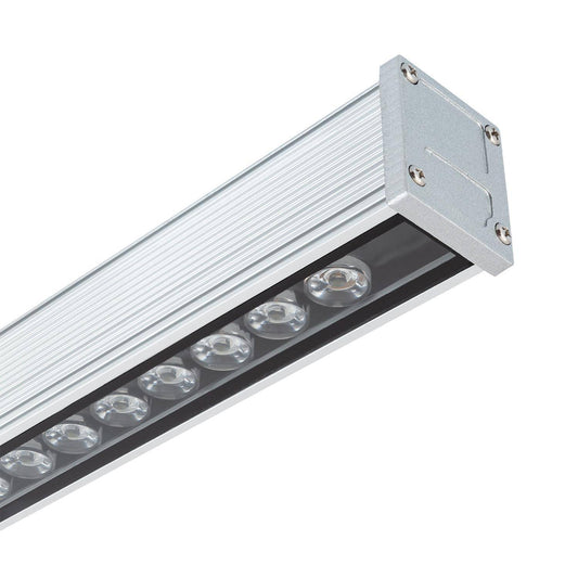 Wallwasher LED Linéaire 18W IP65 50cm, Installation en Saillie