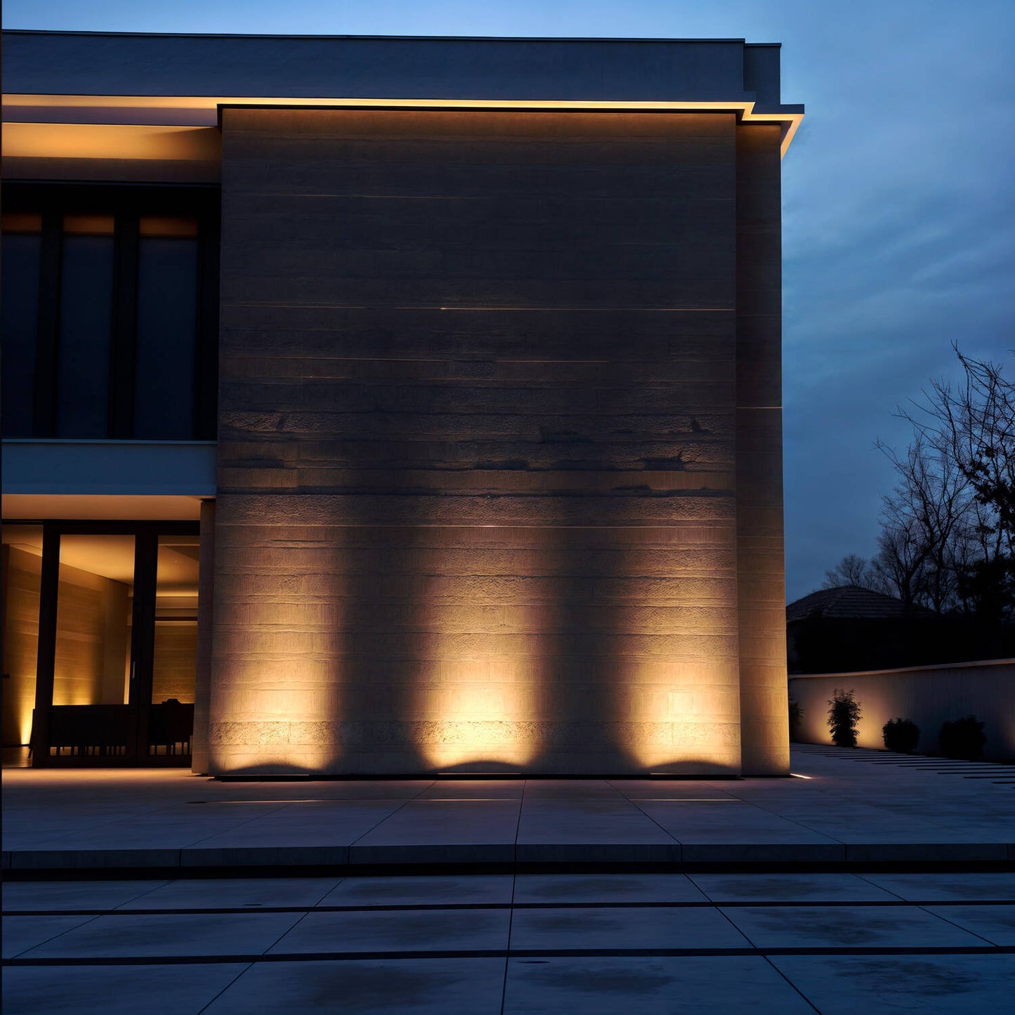 Wallwasher LED Linéaire 38W IP65 100cm Robuste