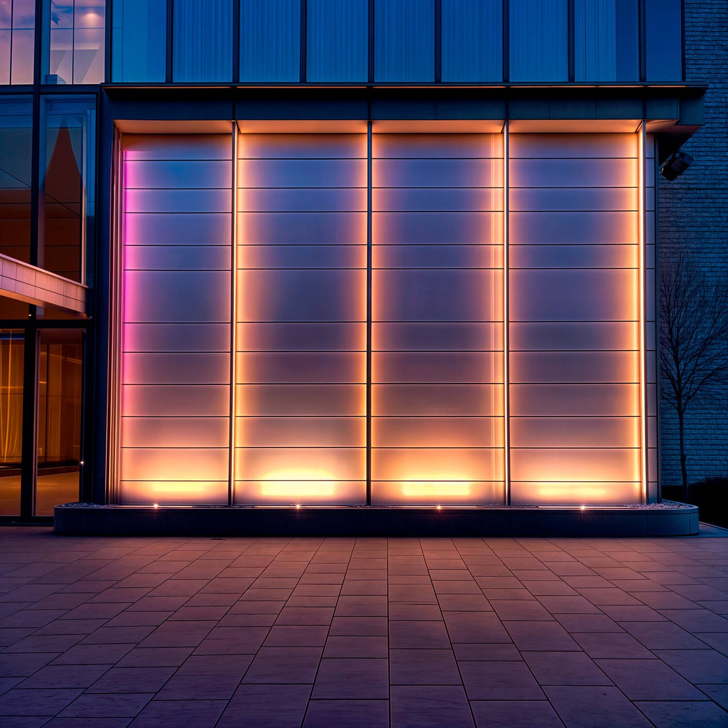 Wallwasher LED RGB 18W IP65 50cm, Étanche et Durable