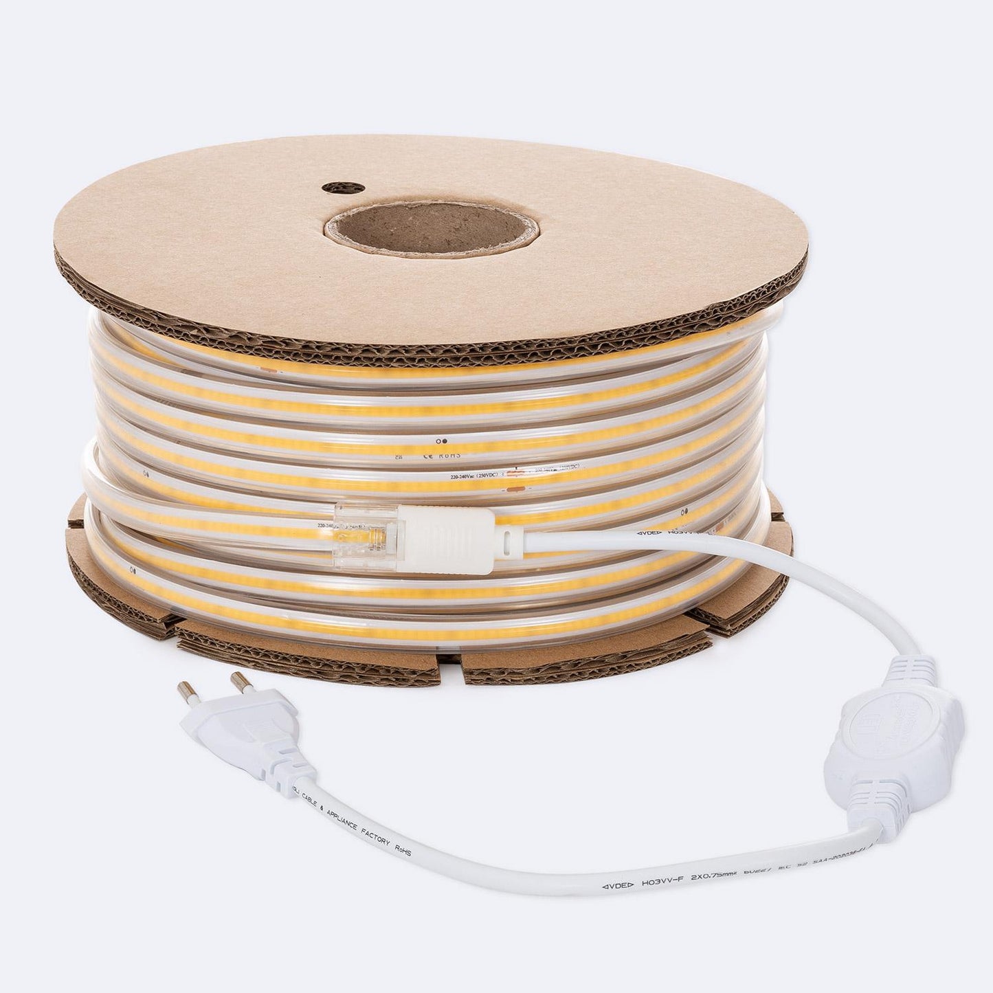 Ruban LED Dimmable COB 50m 8W/m IP65 720 lm/m CRI90 Coupe 50cm