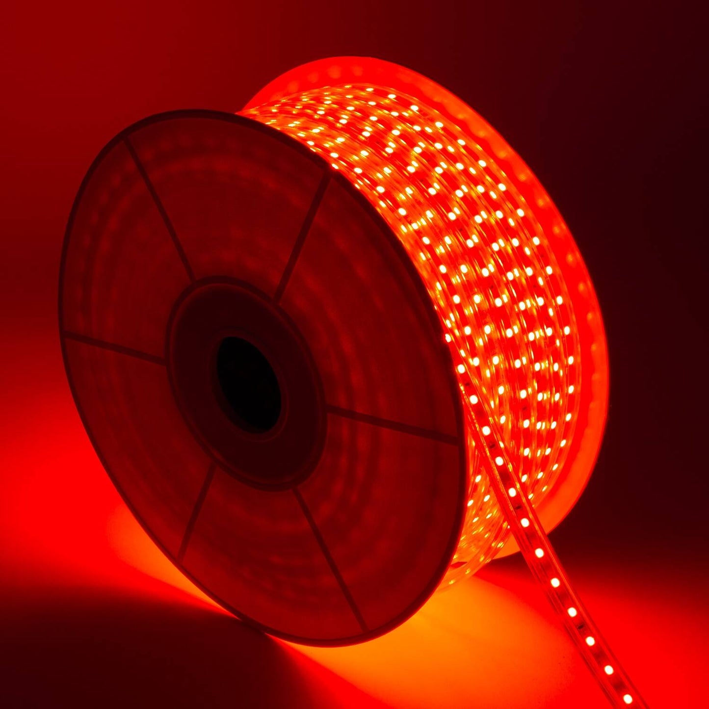 Ruban LED RGB Dimmable 220V, 10W/m, IP65, 50m, Extérieur et Intérieur