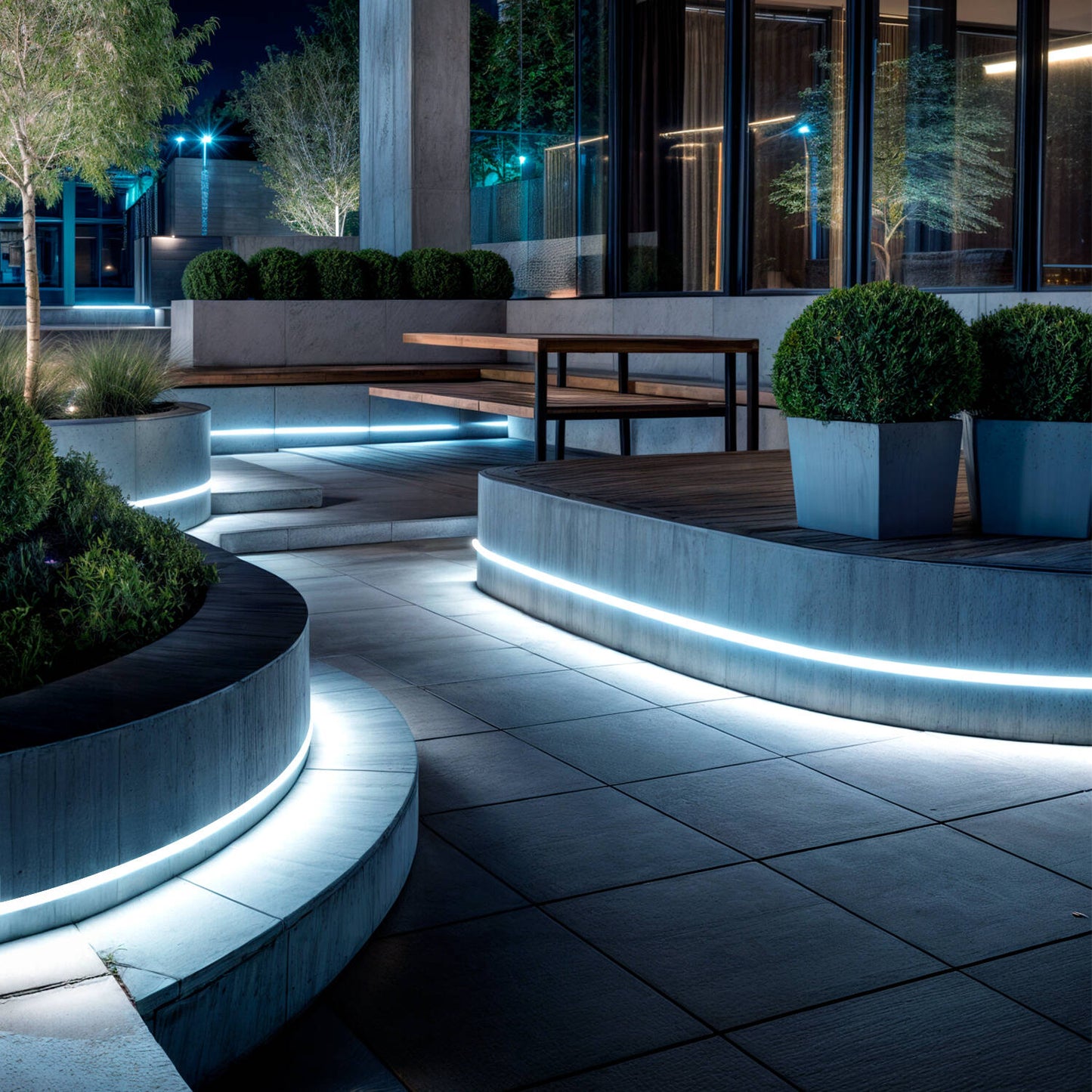 Néon LED Flexible 360º 9W/m, 50m, Dimmable, IP67, Extérieur