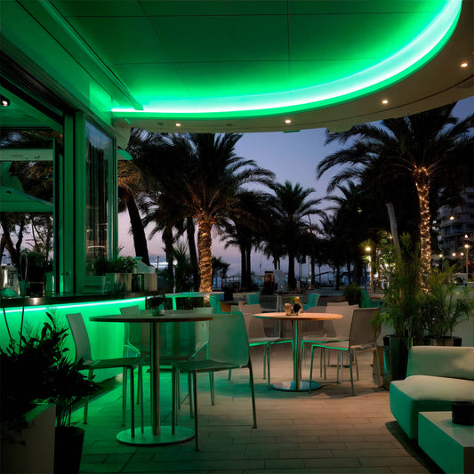 Néon LED Flexible 360º Dimmable 9W/m, 50m, IP67, Extérieur