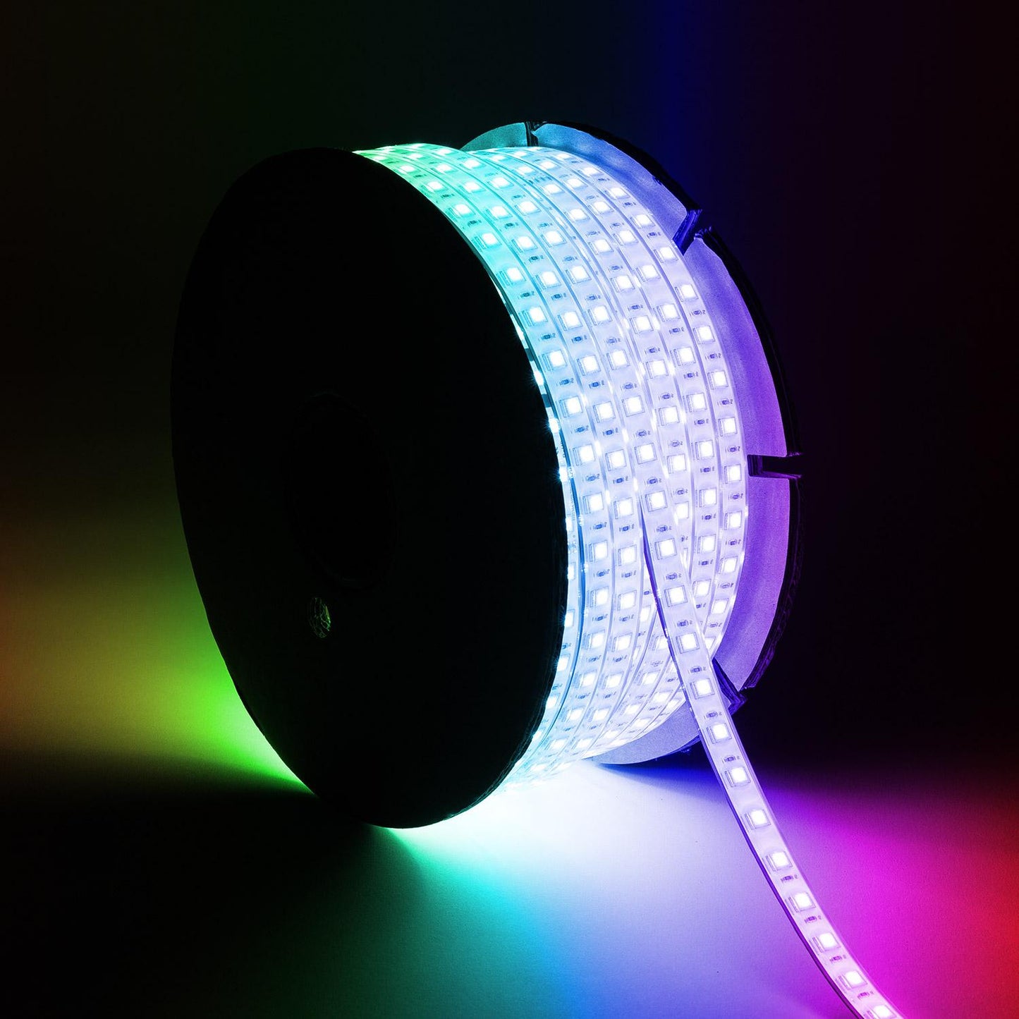 Ruban LED RGB Flexible 50m 15W/m IP67 Silicone Extérieur/Intérieur