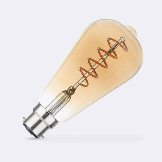 Ampoule LED B22 4W 300 lm ST64 avec Capteur Crépusculaire IP20