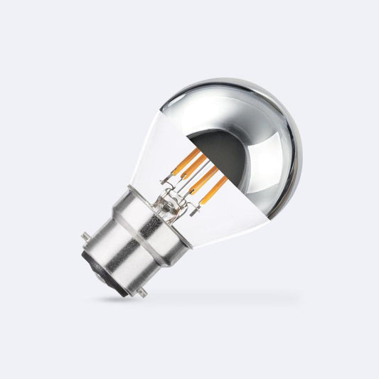 Ampoule LED B22 4W 400 lm G45 Chrome, Non Dimmable, IP20