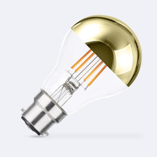 Ampoule LED Filament B22 6W 600lm Dimmable, Dorée, IP20, Intérieur
