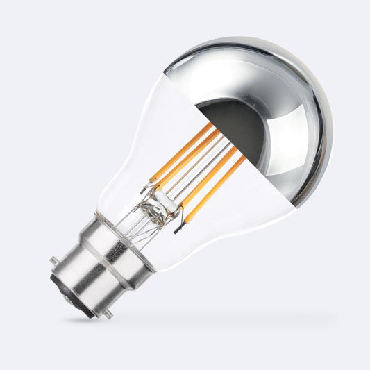 Ampoule Filament LED B22 8W 800 lm Dimmable Chrome Reflect