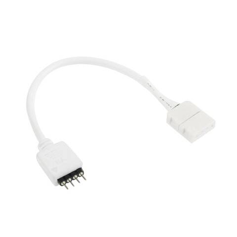 Connecteur Rapide Mâle pour Ruban LED 12/24V DC RGB, IP20, Usage Intérieur