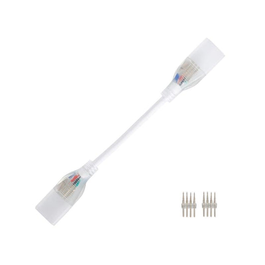 Connecteur Gaine Néon LED Flexible 11W/m 220V IP67 RGB Semi-circulaire