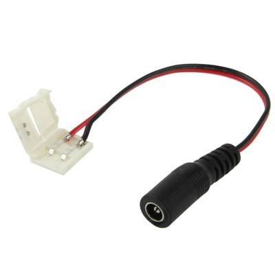 Connecteur Rapide Ruban LED 12/24V DC, Jack Femelle, IP20, Intérieur
