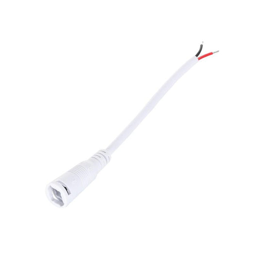 Connecteur Jack Femelle pour Ruban LED 12V DC Blanc