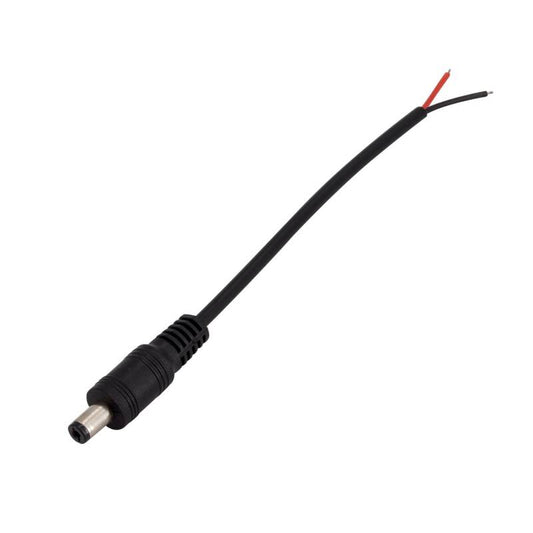 Câble de Connexion Jack Mâle pour Ruban LED 12/24V DC, IP20, Usage Intérieur