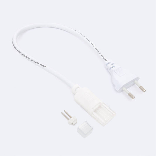 Câble pour Ruban LED 220V AC, IP65, Largeur 12mm, Usage Intérieur