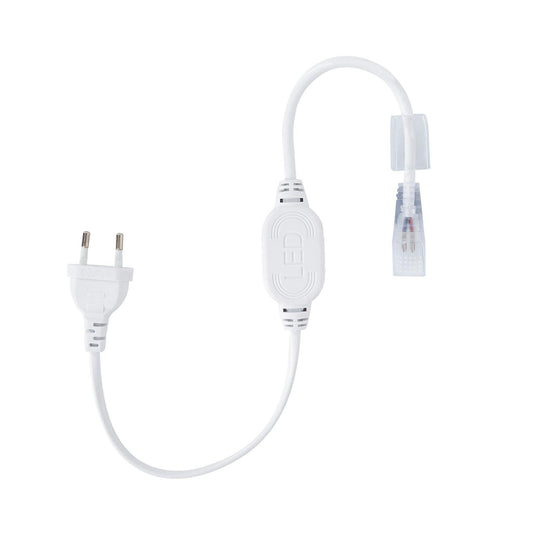 Câble Rectificateur pour Ruban LED 220V AC, IP65, Coupe 50cm, Usage Intérieur/Extérieur