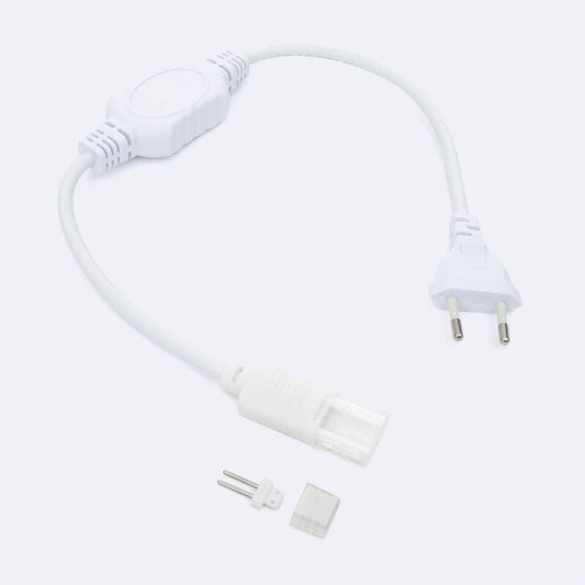 Câble Rectificateur pour Ruban LED 220V, 400W, IP65, Largeur 12mm