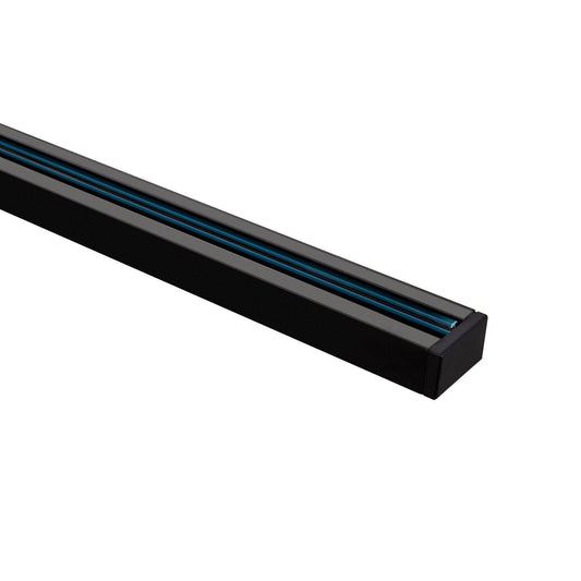 Rail Monophasé UltraPower 2m, 250W, IP20, Installation en Saillie, Noir