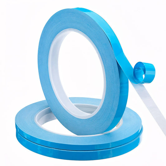 Ruban Adhésif Double Face Thermique Bleu 10m, Résistant, Certifié CE/RoHS