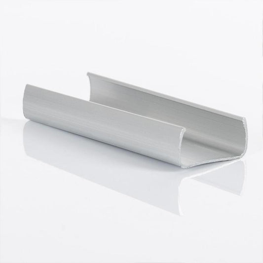 Clip de Fixation Aluminium pour Néons LED Flexibles 7.5W/m IP67 Semi-circulaire