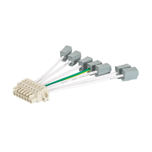 Connecteur d'Alimentation pour Barre Linéaire LED, IP20, Blanc, PC
