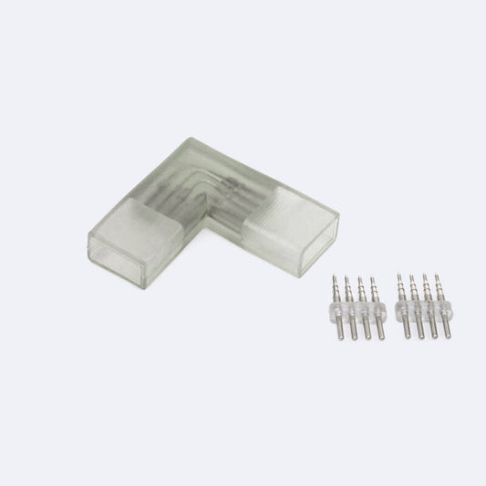 Connecteur Angle pour Ruban LED RGB 220V AC SMD IP65 Usage Intérieur