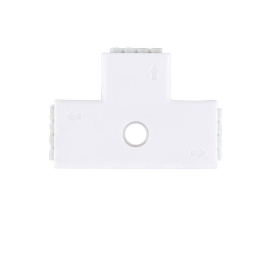 Connecteur Rapide Type 'T' pour Ruban LED 12/24V RGB, IP20, Usage Intérieur