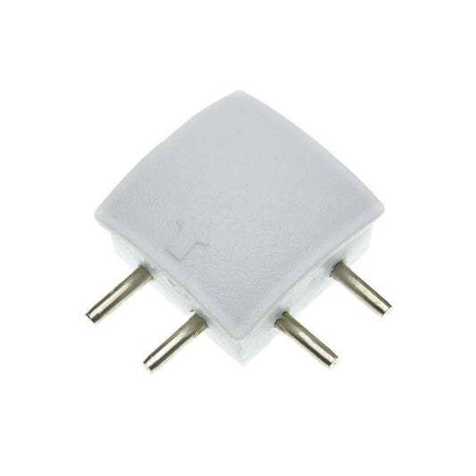 Connecteur d'Angle Droit pour Ruban LED, Profilé Aluminium, Étanche IP65