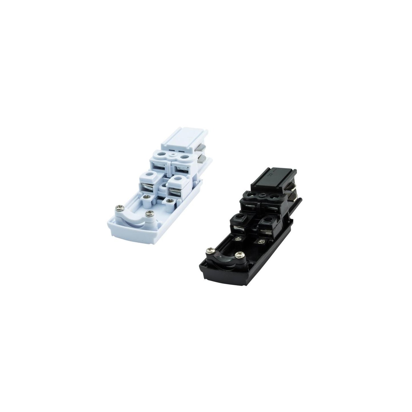 Connecteur d'Alimentation Triphasé 10A pour Rail, Blanc