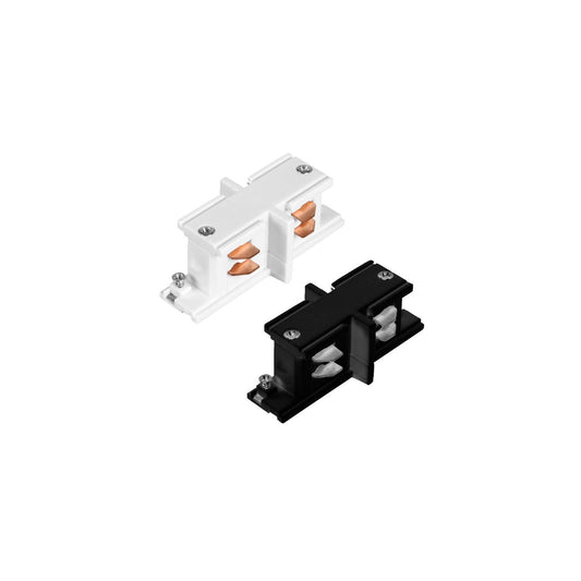 Connecteur pour Rail Triphasé 10A – Installation Facile, Blanc ou Noir