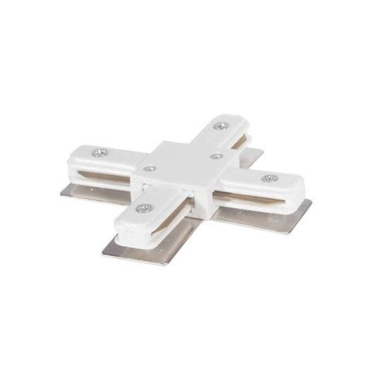 Connecteur pour Rail Monophasé UltraPower, Installation Facile, Blanc