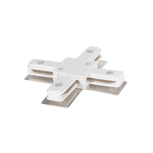 Connecteur pour Rail Monophasé UltraPower, Installation Facile, Blanc
