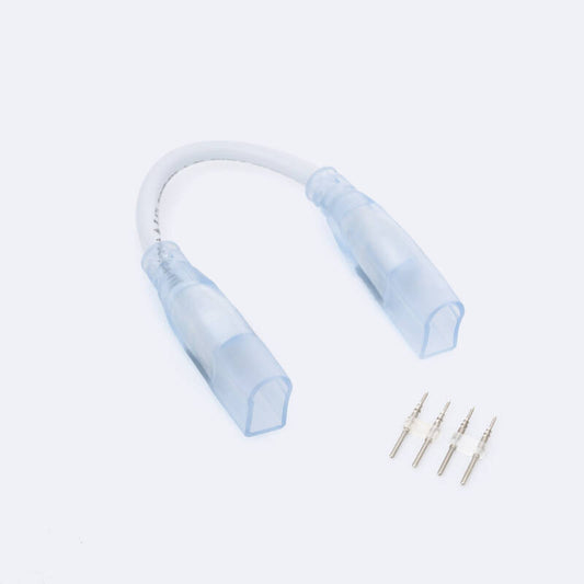 Connecteur Double pour Ruban Néon LED 220V, IP20, Usage Intérieur