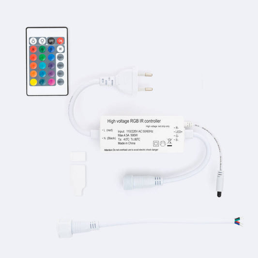 Gaine LED Ronde RGB 36 LED/m, IP65, 220V AC