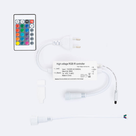 Gaine LED Ronde RGB 36 LED/m, IP65, 220V AC