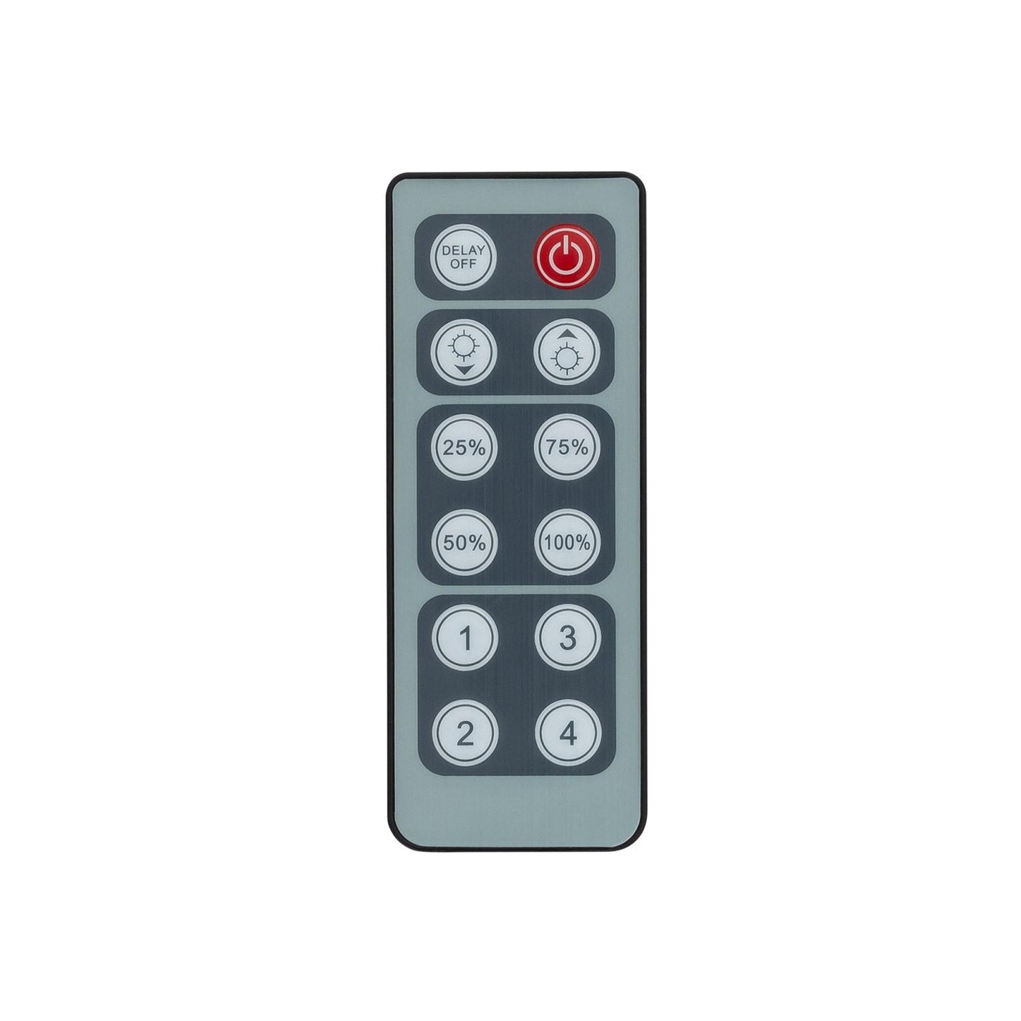 Contrôleur Variateur Mural pour Ruban LED 12/24V DC, IP20, Télécommande IR