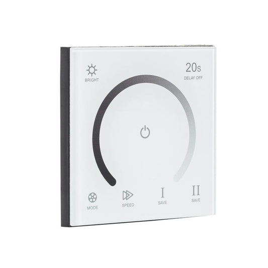 Contrôleur Tactile Mural pour Ruban LED 12/24V DC, IP20, 288W