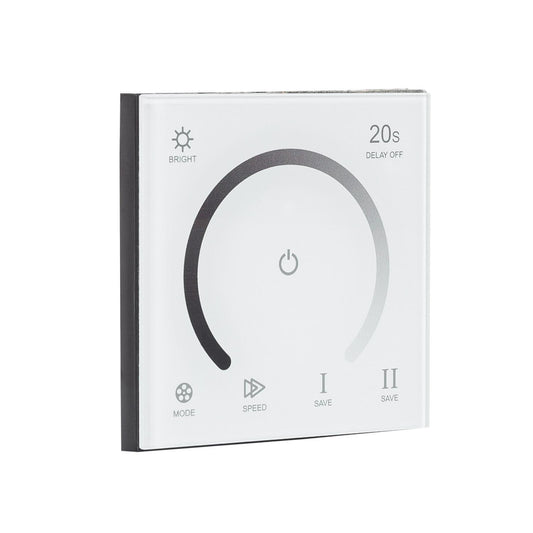 Contrôleur Tactile Mural pour Ruban LED 12/24V DC, IP20, 288W