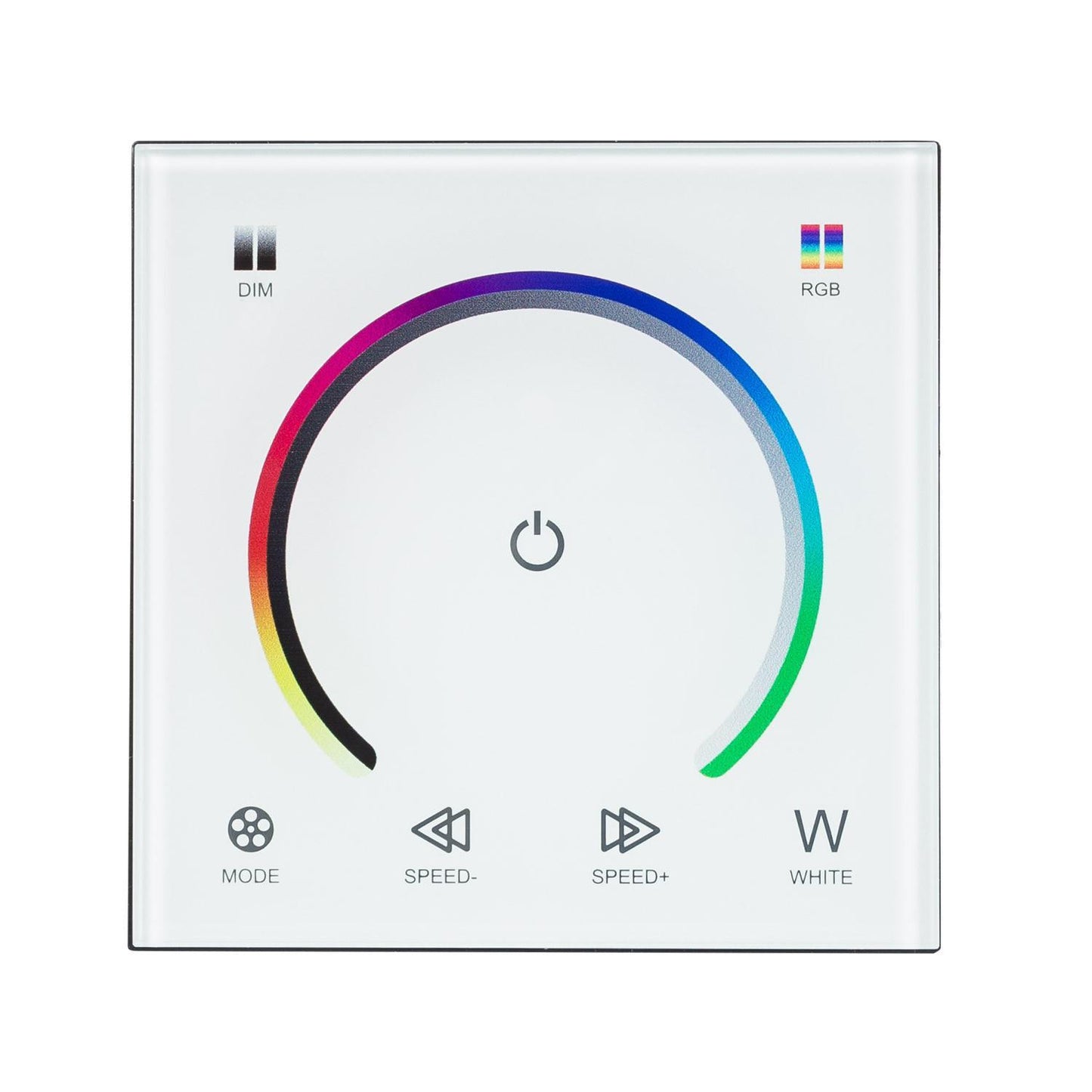 Variateur Mural Tactile pour Ruban LED RGB 12/24V, IP20, 288W