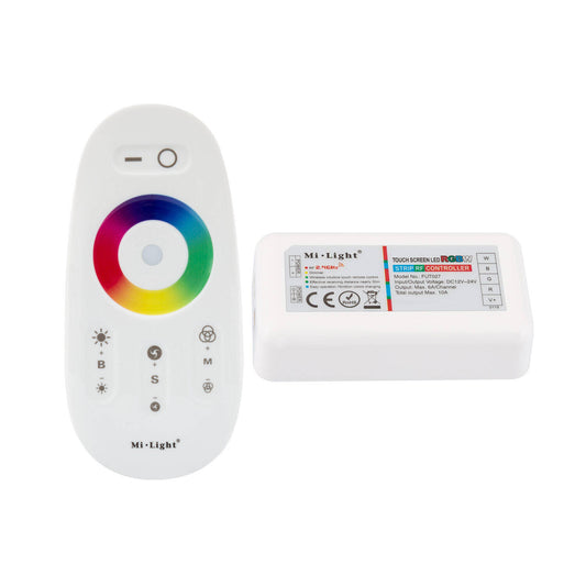 Contrôleur Tactile pour Ruban LED RGBW 12/24V DC, IP20 avec Télécommande RF