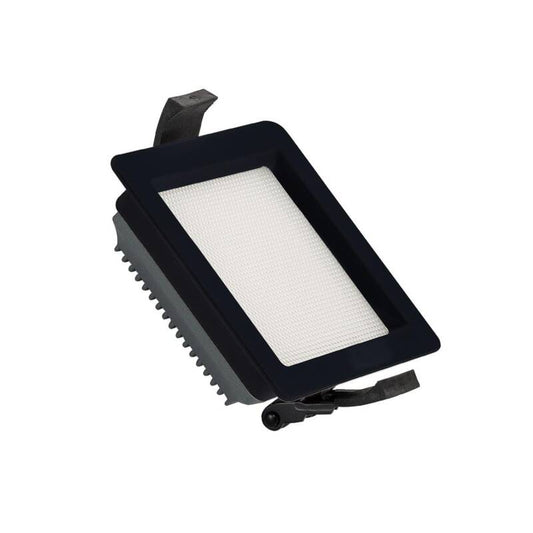 Downlight LED 10W Carré IP44 Noir 1200 lm Non-Dimmable