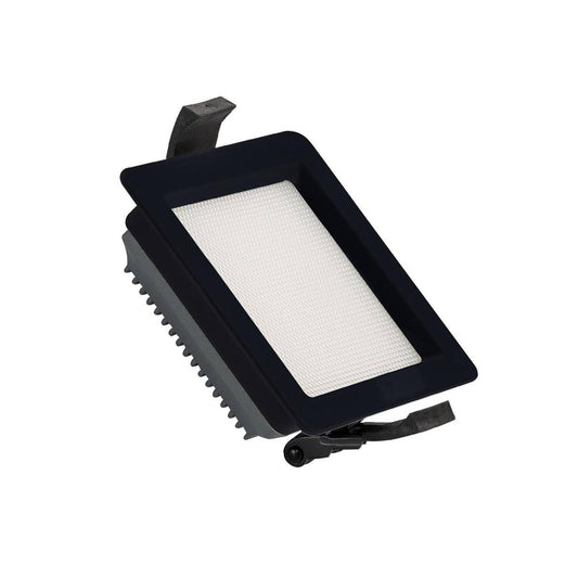 Downlight LED 10W Carré IP44 Noir 1200 lm Non-Dimmable