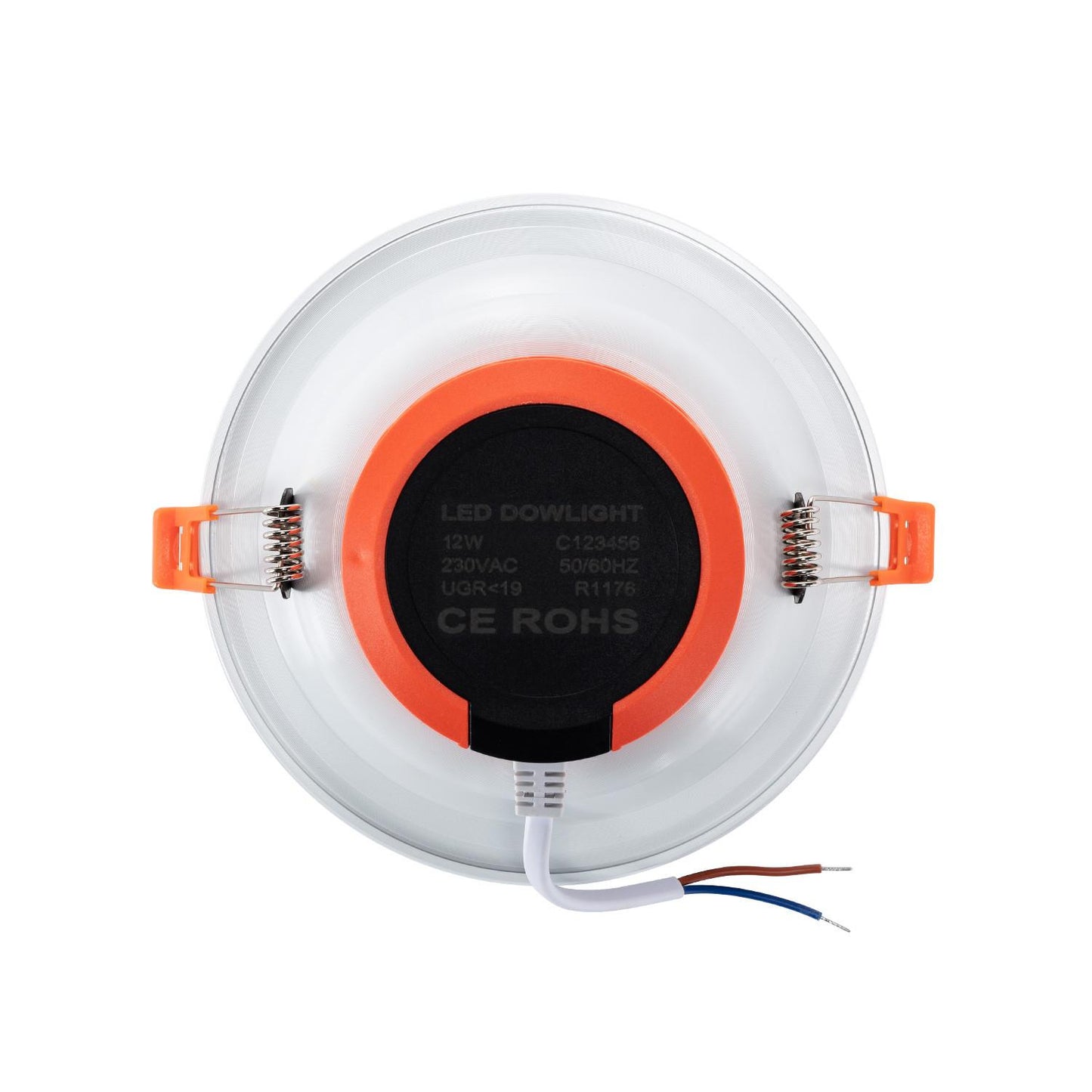 Downlight LED 12W Rond, IP44, Installation Encastrée, Ø 125 mm, Non Dimmable
