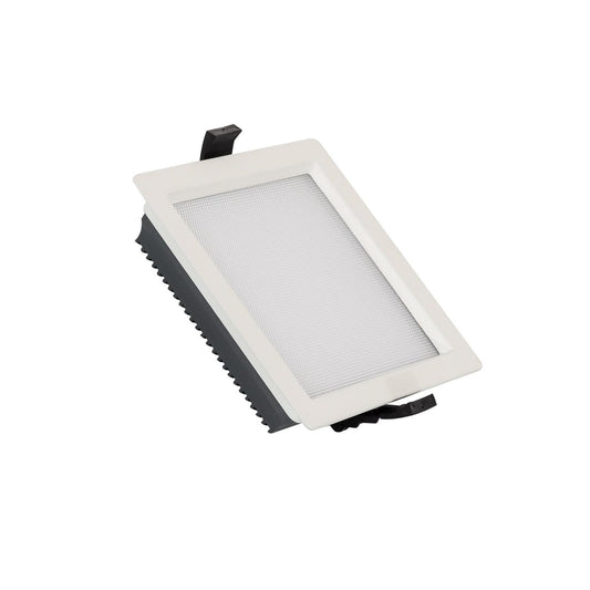 Downlight LED Carré 15W IP44 Non Dimmable Installation Encastrée