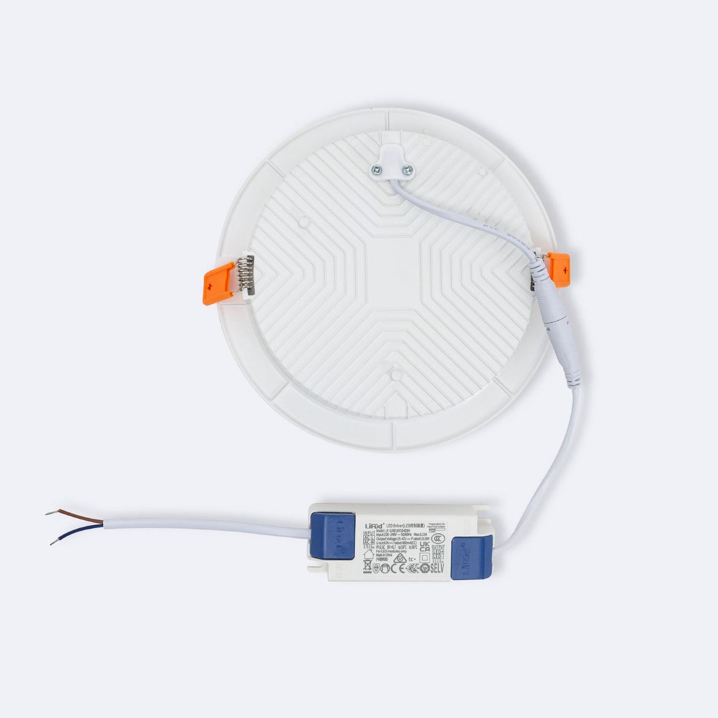 Downlight LED 18W Rond, 1980 lm, Coupe Ø 150 mm, IP20