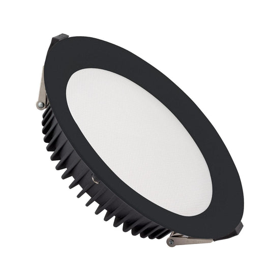 Downlight LED 20W Rond IP44 Non-Dimmable 2500 lm Encastré Noir