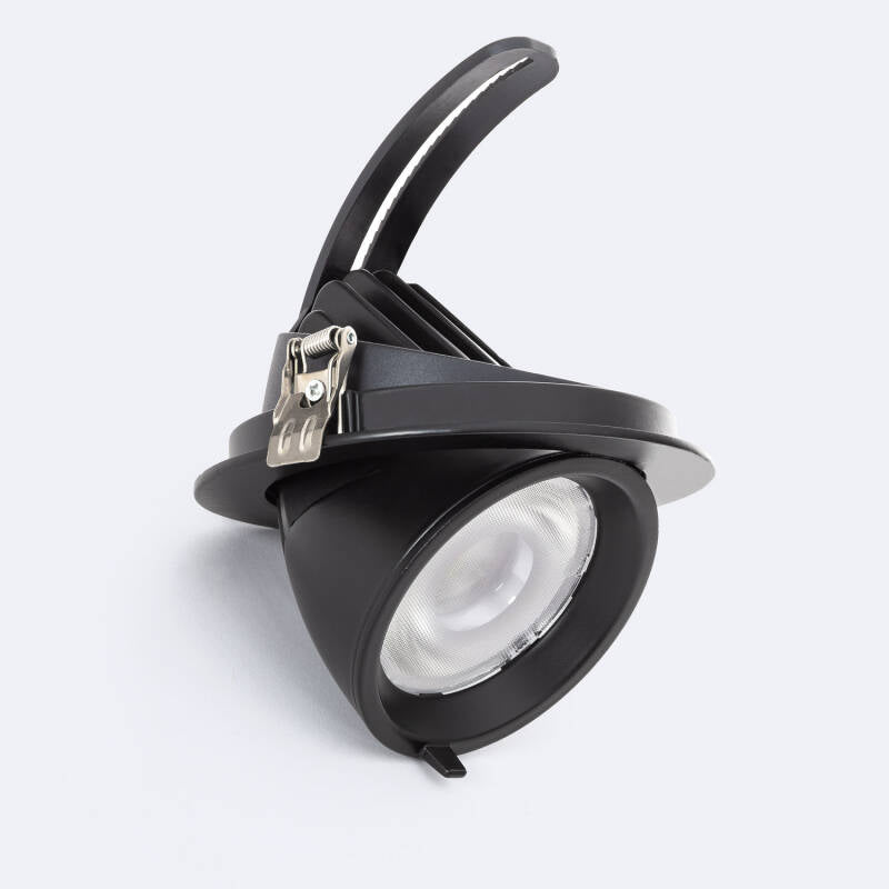 Downlight LED 24W Rond Orientable OSRAM, IP20, Noir, 2880lm