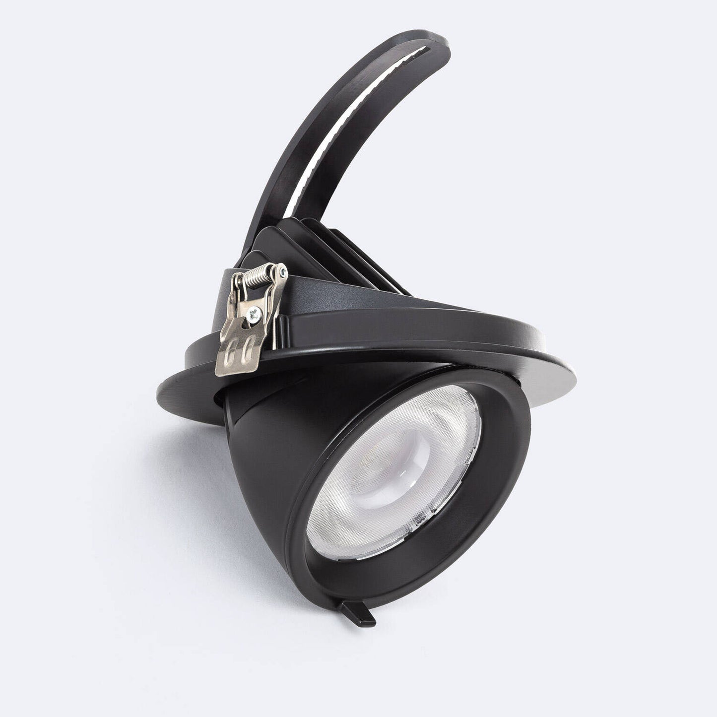 Downlight LED 24W Rond Orientable OSRAM, IP20, Noir, 2880lm
